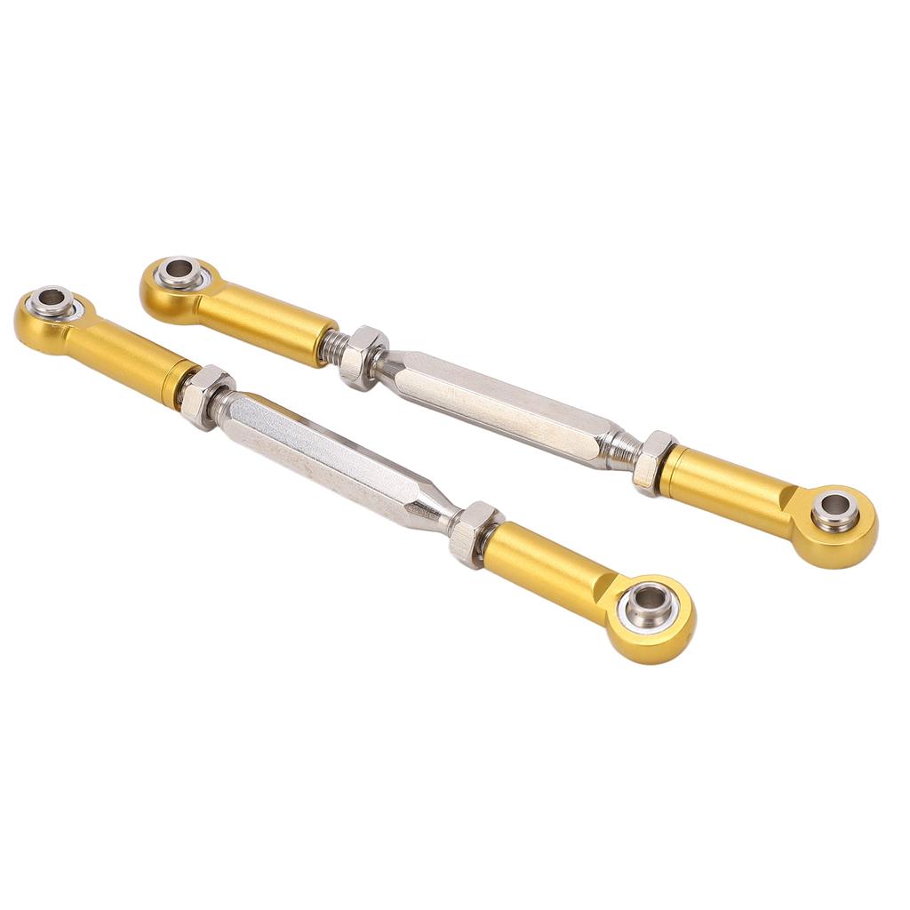2Pcs Steering Rear Suspension Arm Tie Rod Steering Shaft Tie Rod for JLB 1 10 Racing Truck Or