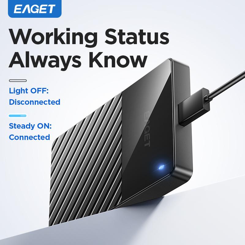 Tragbare externe Festplatte Speichererweiterung Mobile HDD USB 3.0 für PC, Mac, Desktop, Laptop, PS4, PS5 , Büro & Spiel