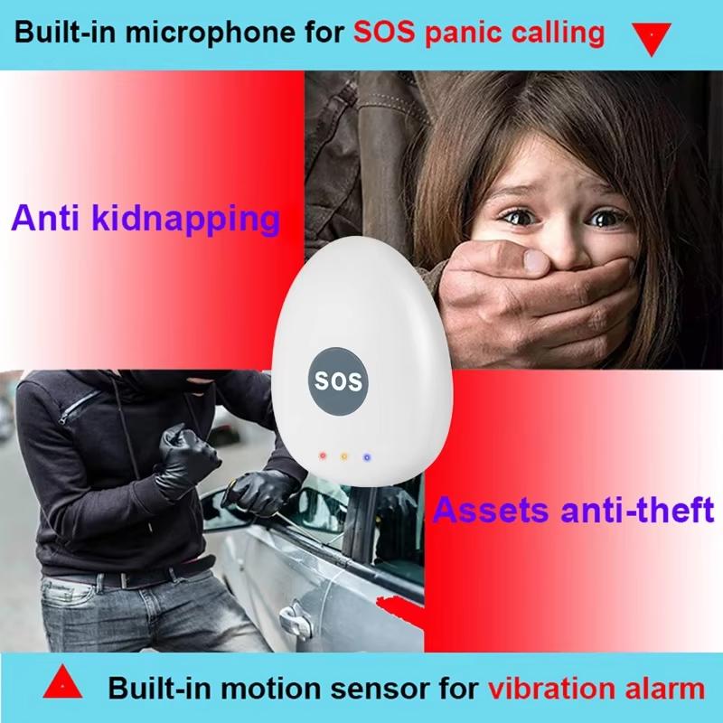 Portable GPS Locator Children and Elderly Anti-lost Alarm 4G Tracker SOS Alarm Two-way Communication Device Locator