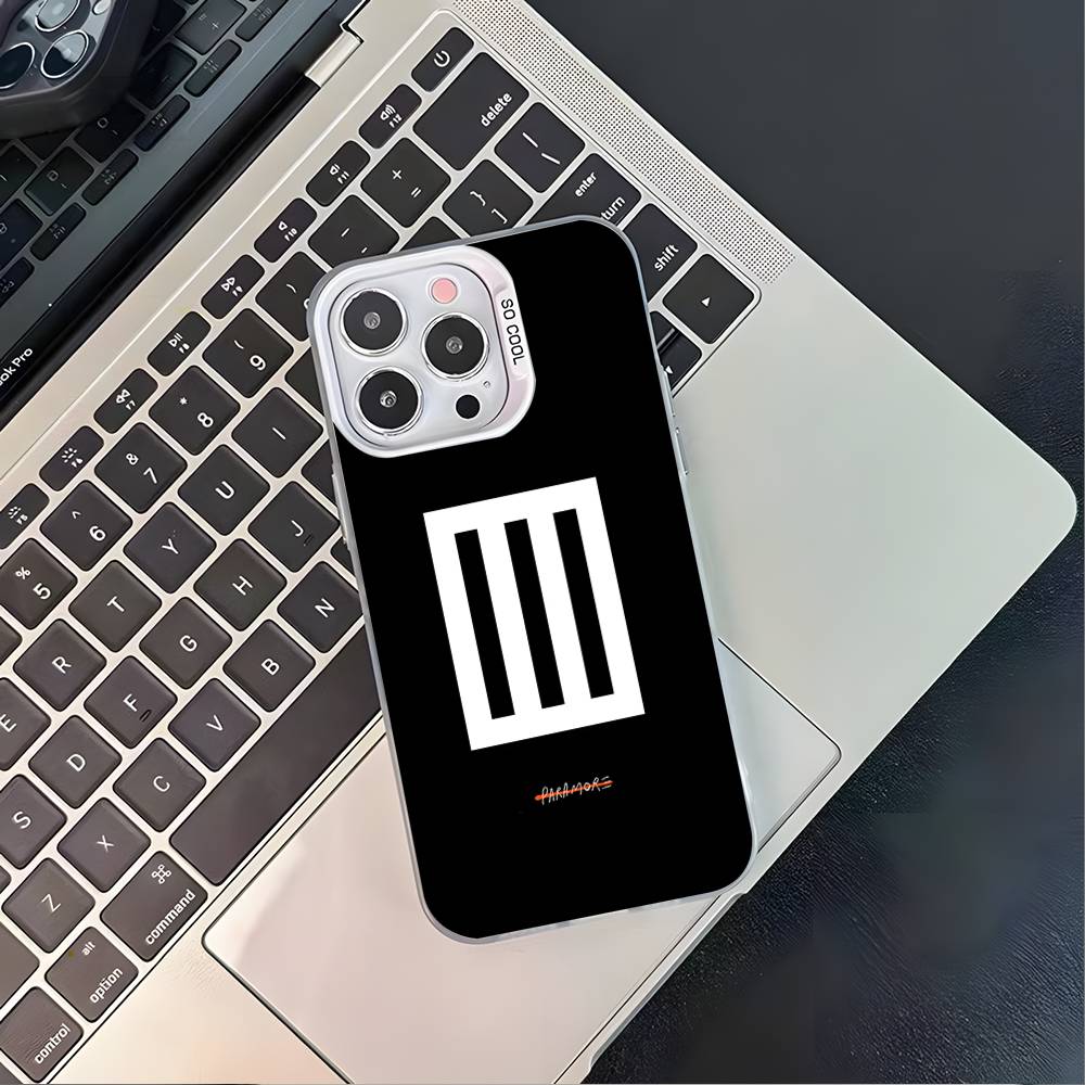 

P-ParamoreS Band Phone Case For iPhone 17,16,15,14,13,12,11,Pro,XS,Max,Plus,Mini,SE4,E White Matte Shockproof Cover iPhoneX