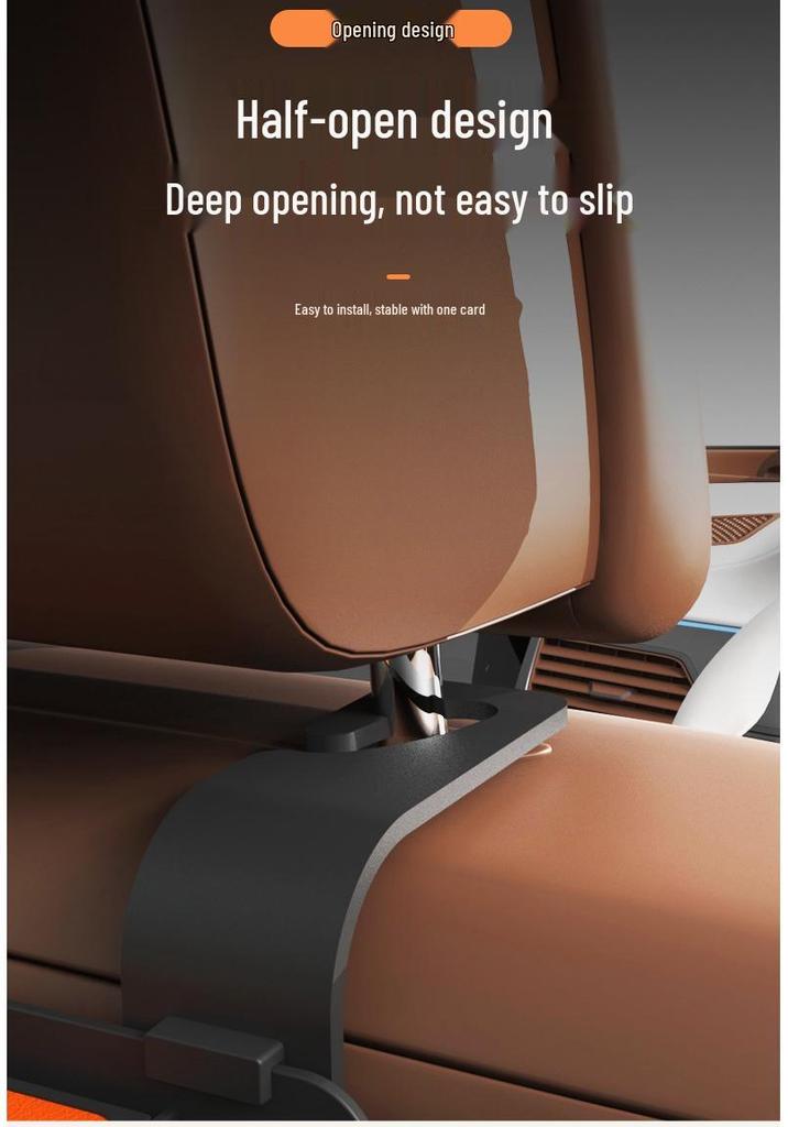 Multi-functional Car Seat Back Tissue Box & Cup Holder