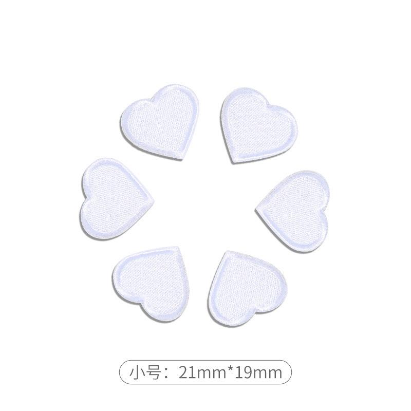 Selbstklebender Liebes-Patch-Aufkleber, Kleidung, Hosen Dekorationsaufkleber, Daunenjacke, Lochfreie Reparatur, Herzförmiger Stickstoffaufkleber