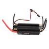RC ESC 120A Water Cooled Waterproof 2 Way Black Built In BEC 210K Erpm Cycle Menu Settings Brushless ESC for RC Boats