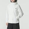 Skechers Fashion Sports Outdoor Series Logo Letter Hooded Zipper Long Sleeve Water-Resistant Jacket Women jackets P425W219-0019