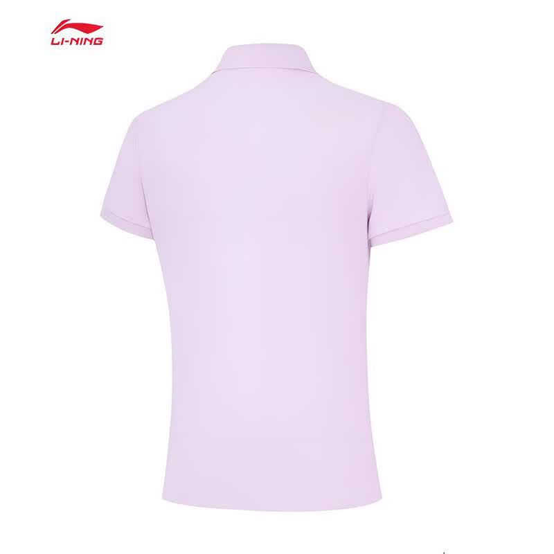 LI-NING Women's Fitness Short Sleeve Polo Shirt APLW910