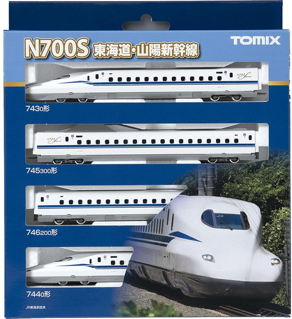 TOMYTEC TOMIX N Gauge JR N700 Series N700S Shinkansen Basic Set 4 Cars 98424 Railway Model Train White Tokaido/Sanyo