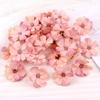20PCS DIY Flower Patch Fabric Exquisite Silk Flower Flower Applique  Hair Clips Decor