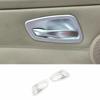 For BMW 3-Series E90 2DR 2005 2006-2012 ABS Silver Interior Door Bowl Cover Trim