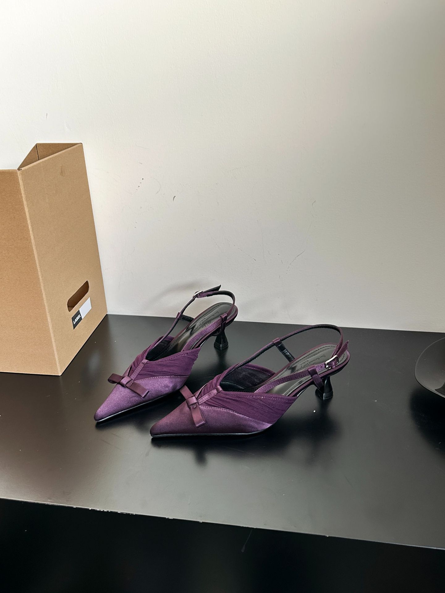 Women s Pointed Toe Open Back Bowknot Spring French Style Elegant Sandals - Perfect for Daily Wear 35