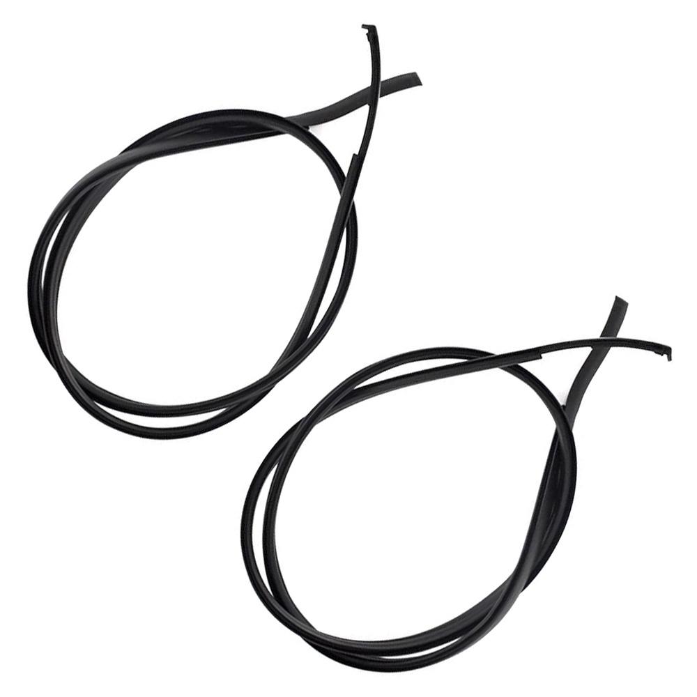 For Toyota Yaris Hatchback 2006-2014 Car Roof Rubber Drip Side Finish Moulding Seal Strip Trim Black 2PCS