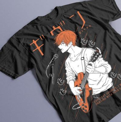 T-shirt graficzny anime, koszulka z motywem kawaii dziewczyny Sato Mafuyu, bawełniany top unisex