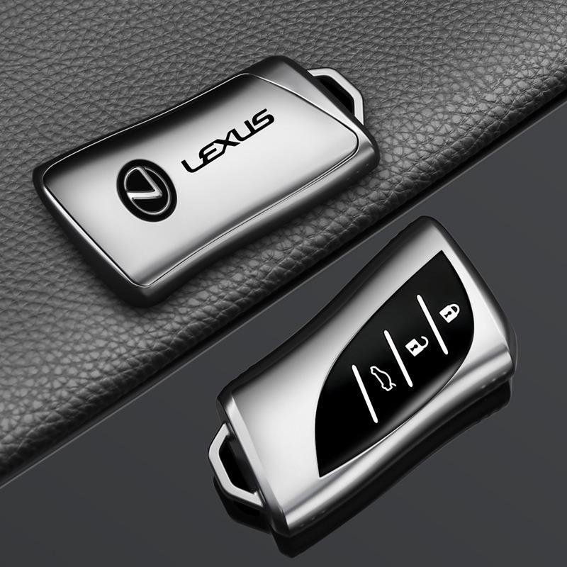 New Car Key Case Cover 3 Button Fob Shell for Lexus UX ES UX200 UX250h ES200 ES300h ES350 US200 US260h Keyring Accessories