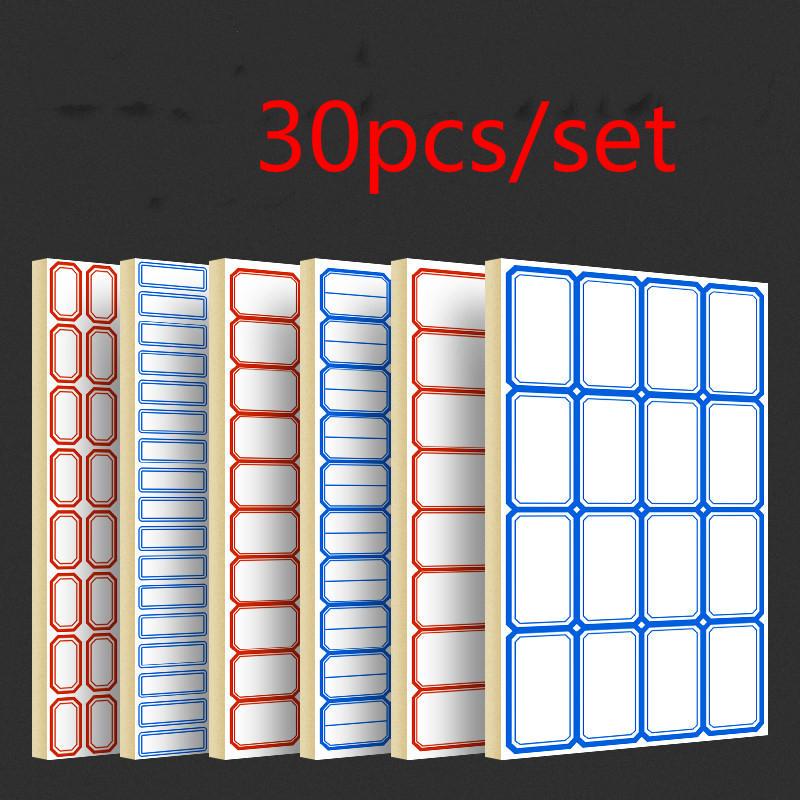 Narrow Sticker Labels Cheap 30pcs/set Self-adhesive Small Handwritten Label Stickers Tag ...