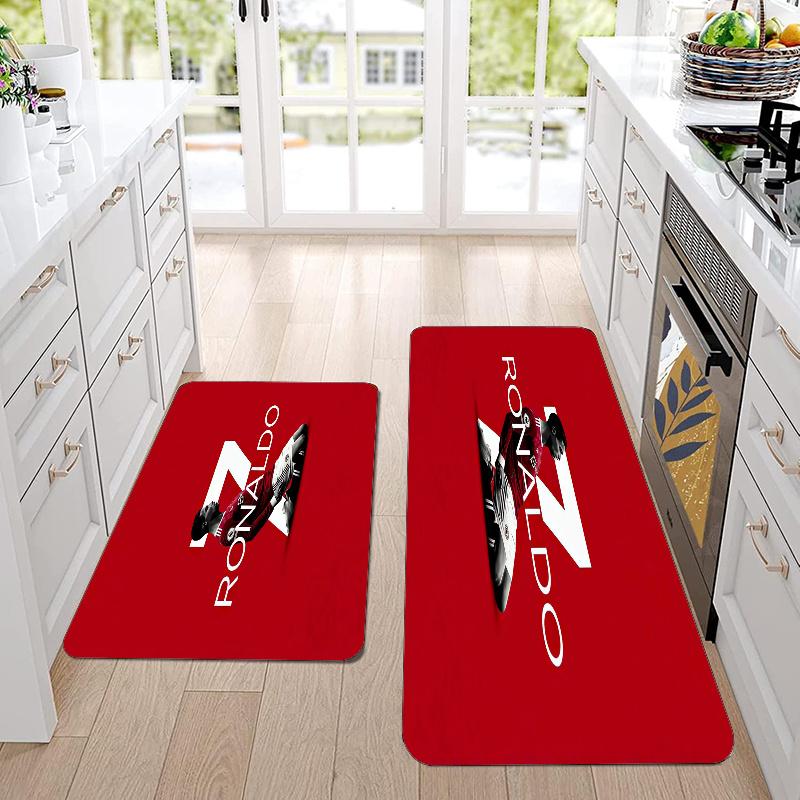 Cristiano Ronaldo Flannel Area Rug Soft Kitchen Floor Mat Non Slip Carpet Room Decor
