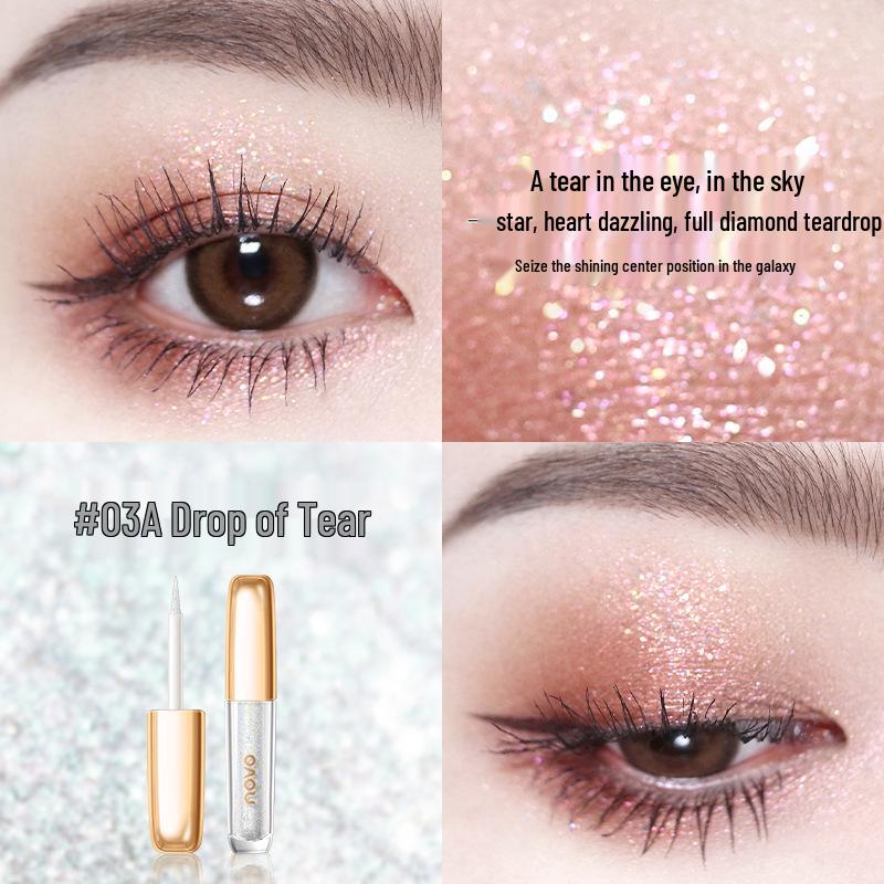 

NOVO5460 Crystal Shimmer Exploding Flash Liquid Glitter Eyeshadow Highlight