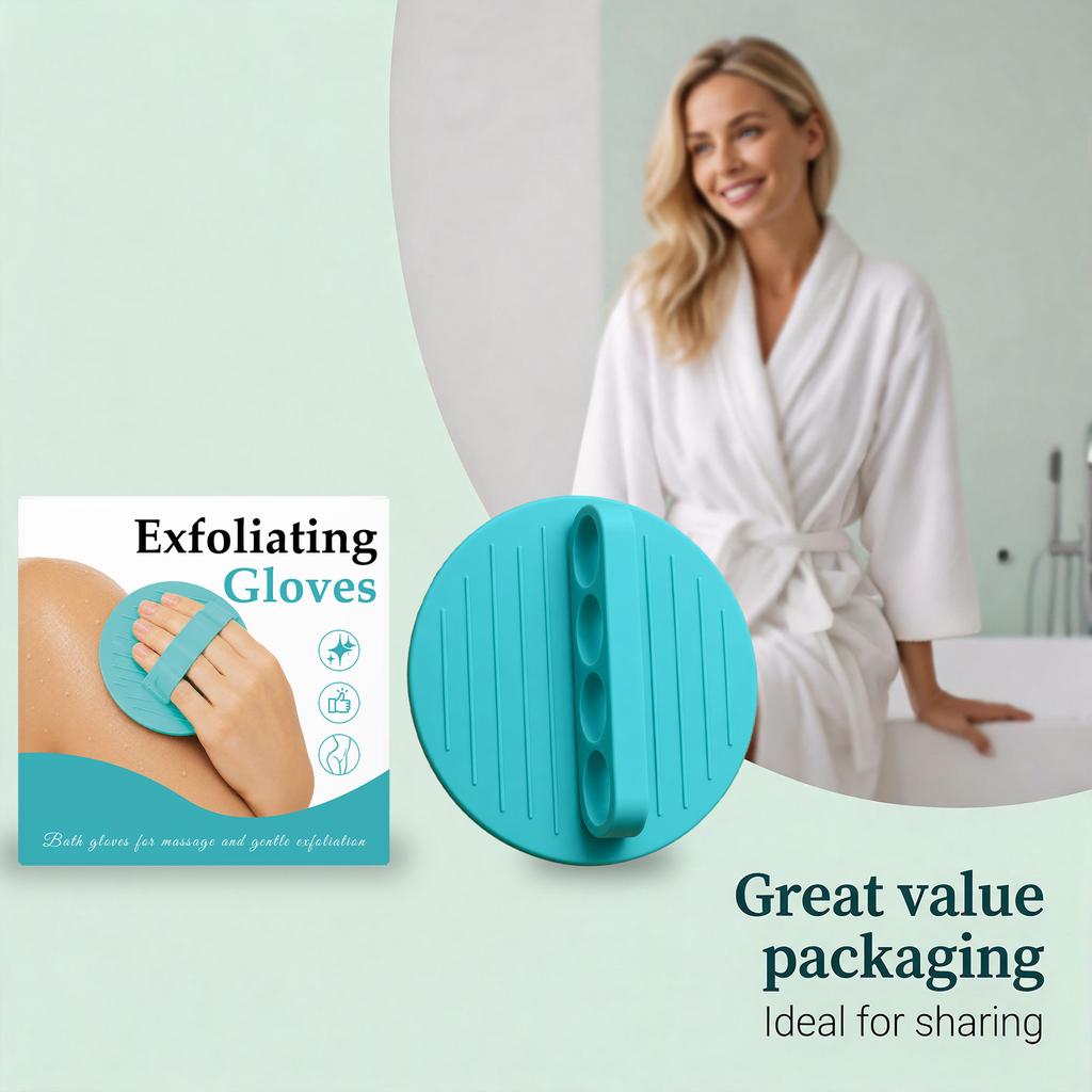 Körper-Peeling-Handtuch Badeschwamm für die Dusche, Sanftes Hautpolierwerkzeug