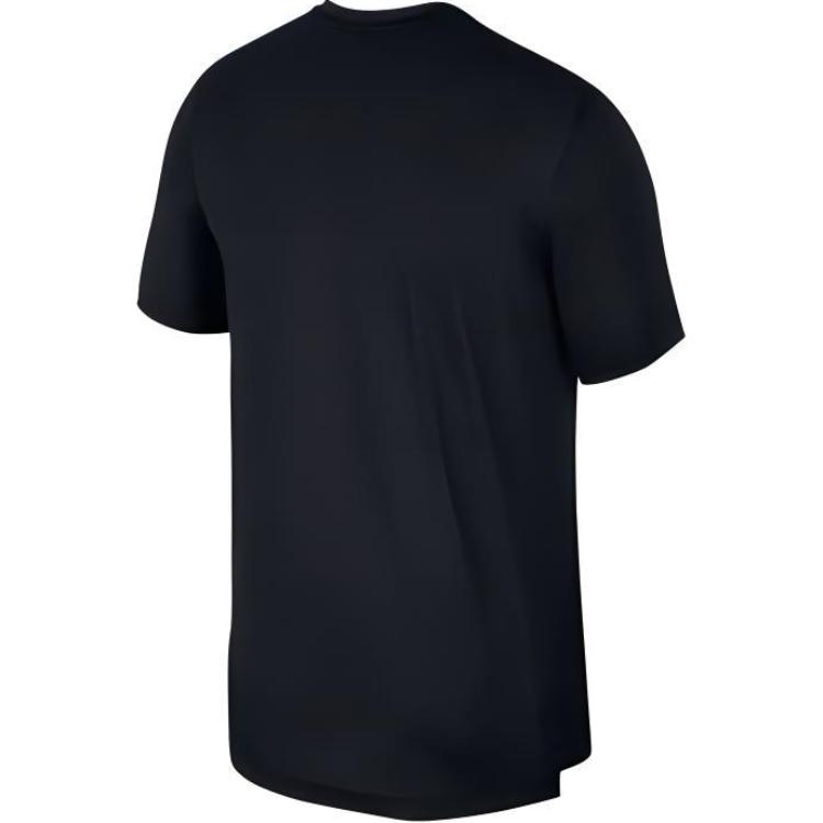 Nike Dri-FIT Miler Short Sleeve Running Shirt Men Tops Black AJ7565-010