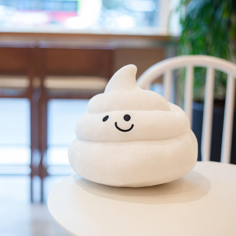 Creative Poop Throw Pillow Plush Toy Poop Expression Doll Sofa Pillow Children Spoof Tricky Birthday Gift