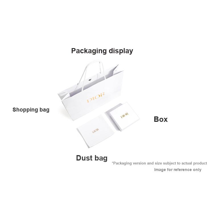 Dior Embossed Logo Metal Coated Brass Oblique Print Fabric Passport Holder Men passport holder Black 2ESPH016YSE-H03E