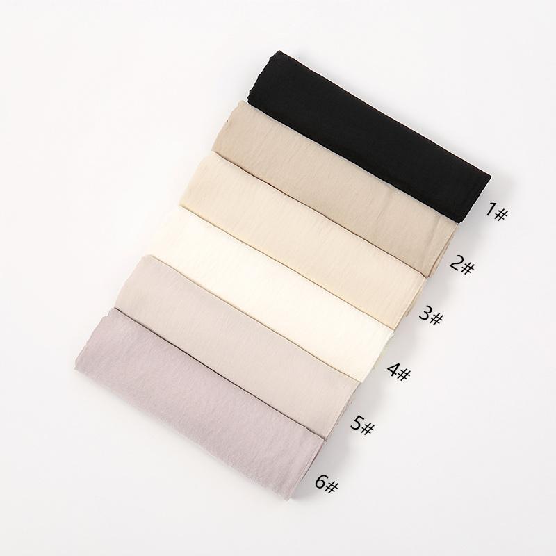 Premium Velvet Silk Hijab Scarf For Women Muslim Scarves Plain Shawls Solid Headscarf Wraps Islam Turban Headband Femme Ramadan