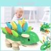 Vibrant Baby Sensory Dinosaur Puzzle Toy For Enhancing Grip Strength And Coordination Skills