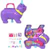 Polly Pocket Doll Pinata Kitten Compact Set with 2 Micro Dolls and 23 Surprises