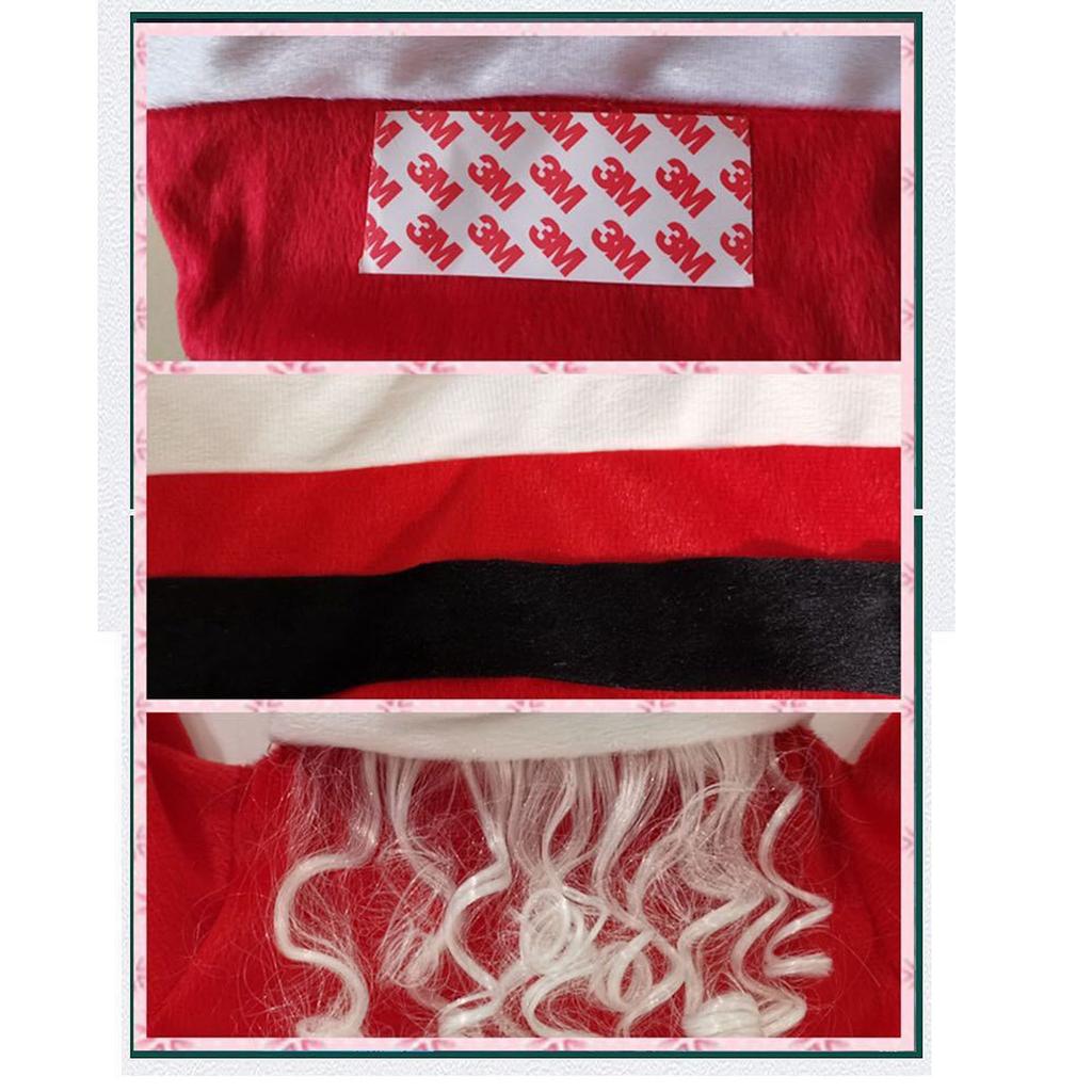 Christmas Hanging Santa Suit From The Gutter Roof Outdoor Decoration Big 5FT