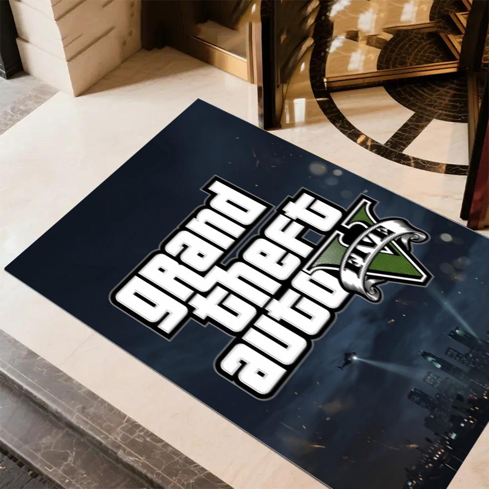 Grand Theft Auto Iv Carpet Suitable For Study Room Decorate Room Game Room Foyer Antislip Rug Decorate Offices