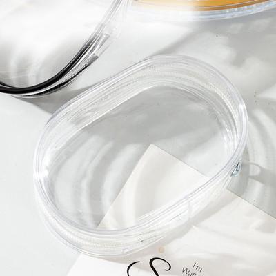 Borsa esterna per bambola di peluche da 10 cm Pouch trasparente in PVC per bambola di cotone Custodia trasparente per esposizione per bambole di cartoni animati anime