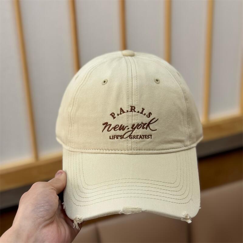 Spring And Summer Sunscreen Baseball Cap Female Face Small Casual Cap Versatile Retro Hat Sweet And Cool