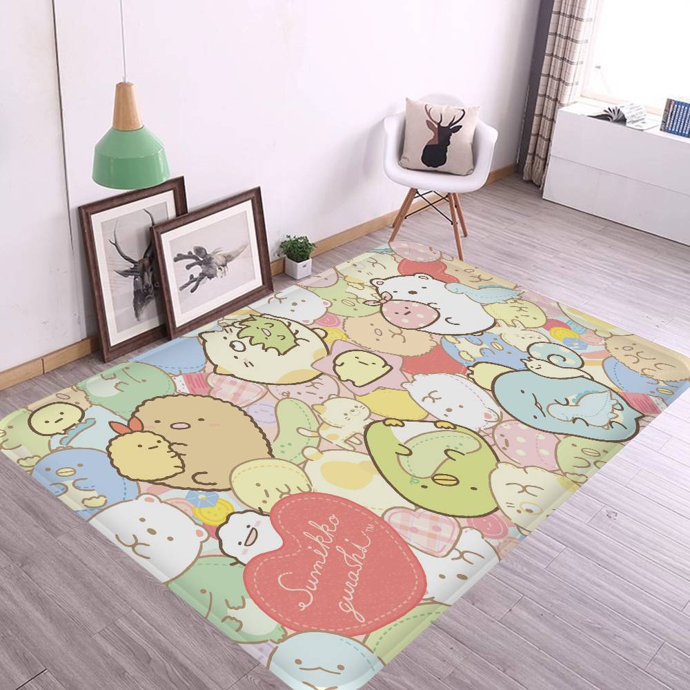 Cute Sumikko Gurashi Bathroom Mat Anti-slip Absorb Water Long Strip Cushion Bedroon Mat Welcome Doormat