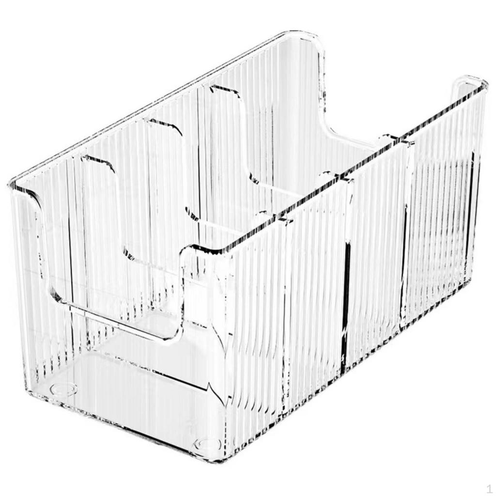 Belt Storage Box Versatile Acrylic Holder Adjustable Dividers Clear Divided Organizer for