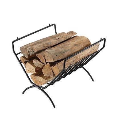 Camping Maan Houtblokkenrek Veld Houtblokkenhouder Zwart Zwart Uitrusting T-285