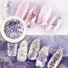 8 Colors Nail Sequins Nail Art Decoration Shining Sequins Accessory for Nail Art Salon
