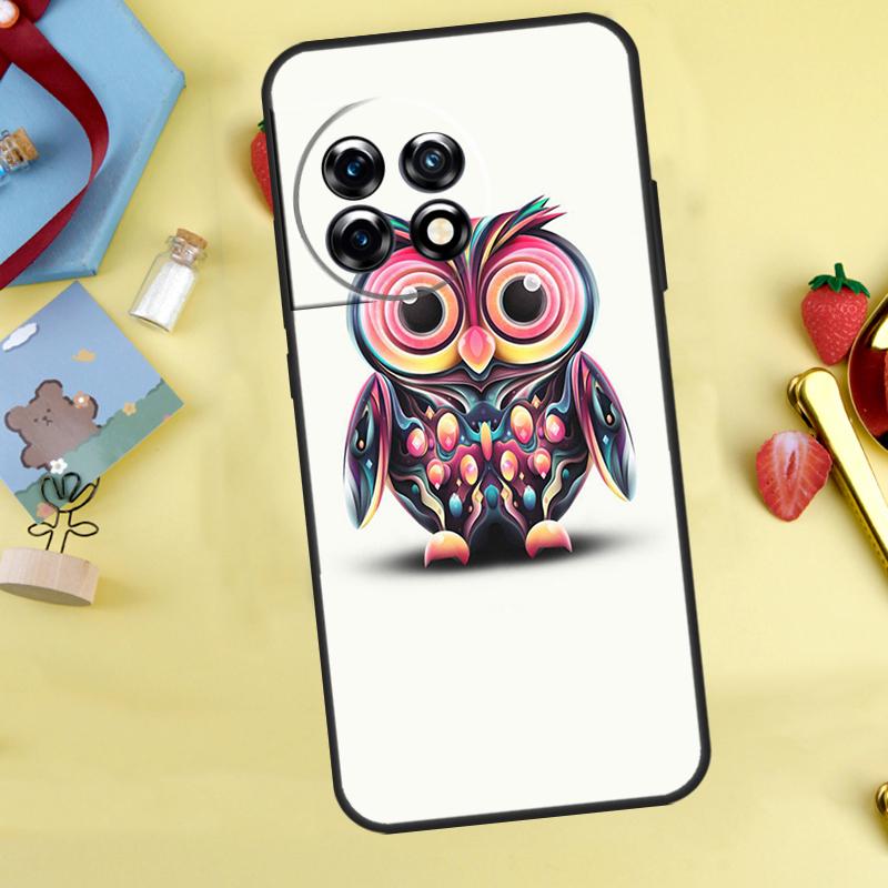Baby Cute Owl Case For OnePlus 15 13 12 11 9 10 Pro 13T 13R 12R 10T 8T Nord 5 CE 3 4 2 Lite N20 N30 Cover