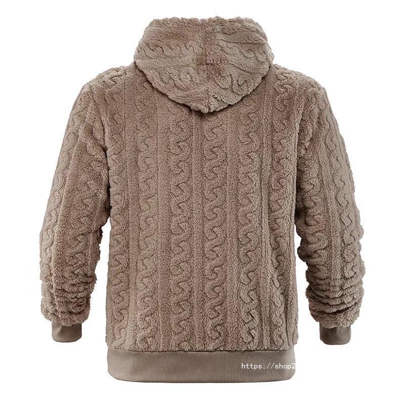European Size Retro Hooded Jacket: Thick, Warm, and Trendy for Autumn and Winter
