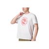 Timberland Camiseta Raglan Manga Curta Gola Redonda Masculina Moda Casual Esportes ao Ar Livre Comutação Corte Solto Branca A2Q4A100