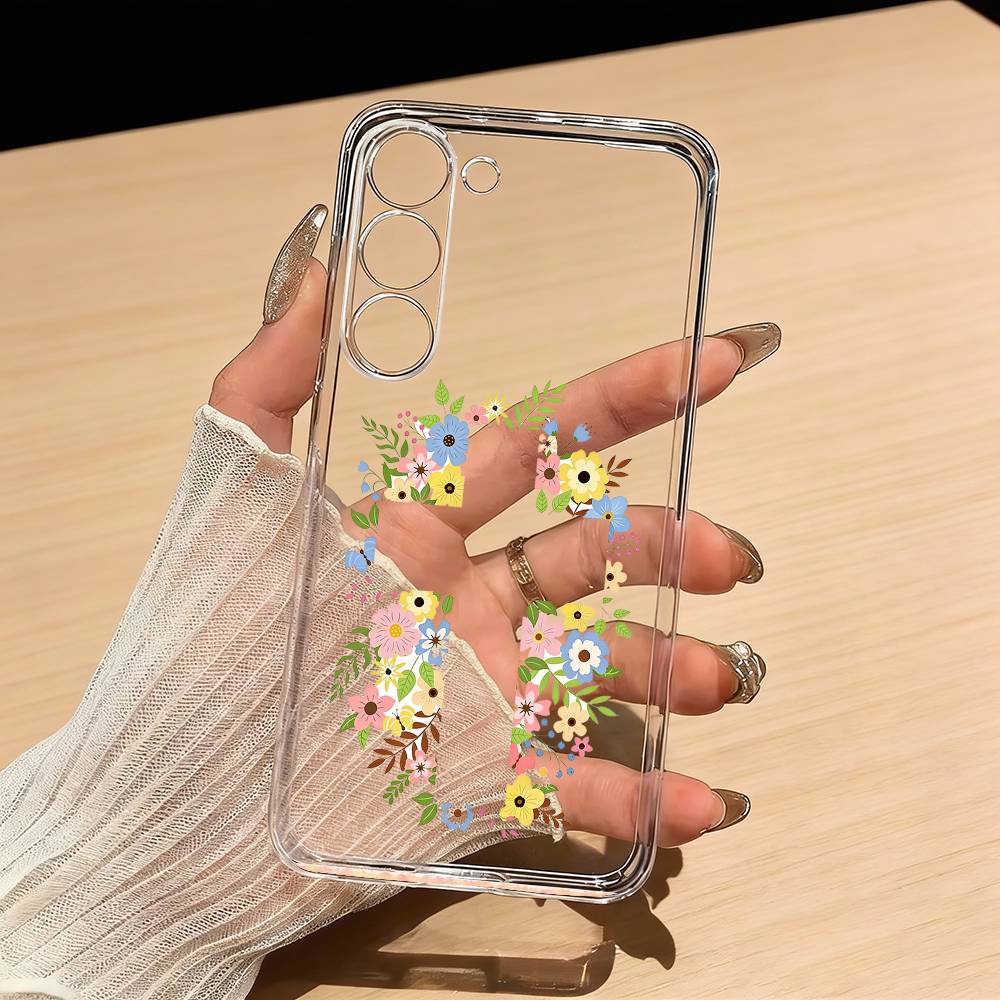 H-Happy Easter Phone Case For Samsung S25,S24,S21,S22,S23,S30,Ultra,S20,Plus,Fe,Lite Transparent Cover
