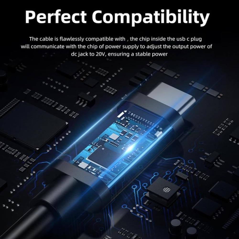 PVC Pure Copper USB C to DC Power Cord Type C to DC Extension Cable Indoor Use and Outdoor Use
