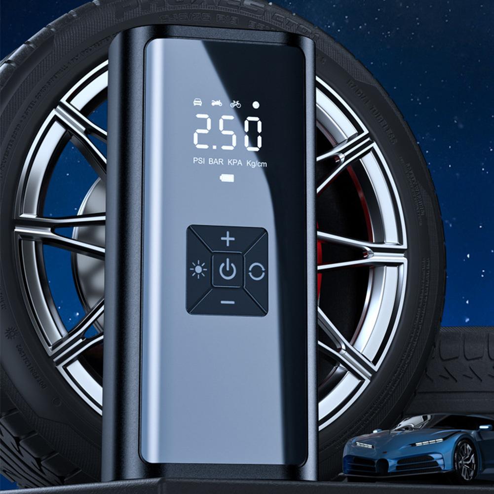 150PSI Electric Tire Pump with LED Light Portable New Car Inflator Pump LCD Display Cars Air Pump for Motorcycles Bicycles Balls