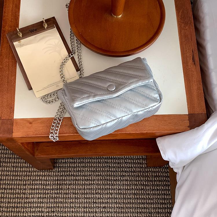 Bag Women'S Messenger Bag High-End Small Fragrant Chain Bag Women'S Versatile Mini Messenger Small Square Bag