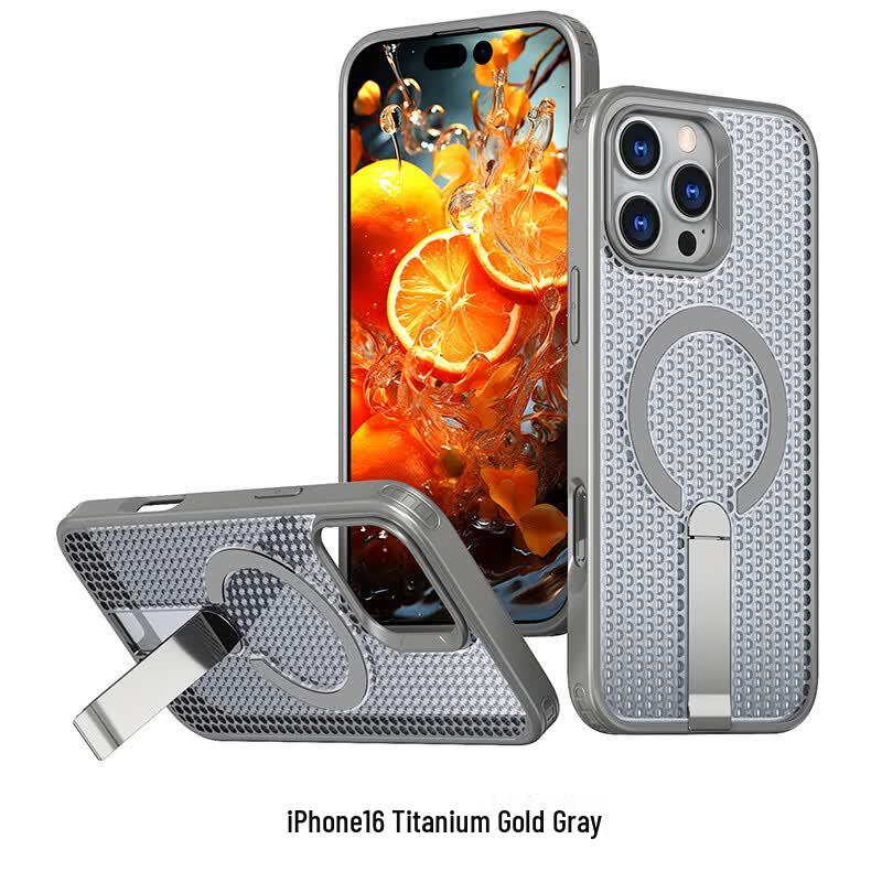 CAXITON Magnetic Honeycomb Heat Dissipation iPhone 16 Case