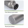 Drinking Bottle for Camping Cycling Hiking Beverage Bottle Titaniums Sport Bottle with Lid Flask Wide Mouth Water Bottle
