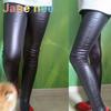 Leggings en Faux cuir Pu pour enfants, pantalons chauds d'hiver pour filles de 2 à 10 ans