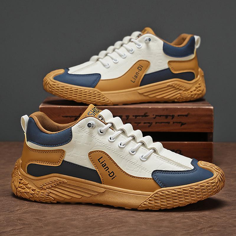 

2025 spring new board shoes men s casual shoes fashion single shoes versatile trend shoes sports young men s shoes 39