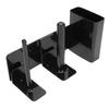 ABS Cup Dispenser Black Side Mounted Rack Durable Straw Organizer  Slushie Machine