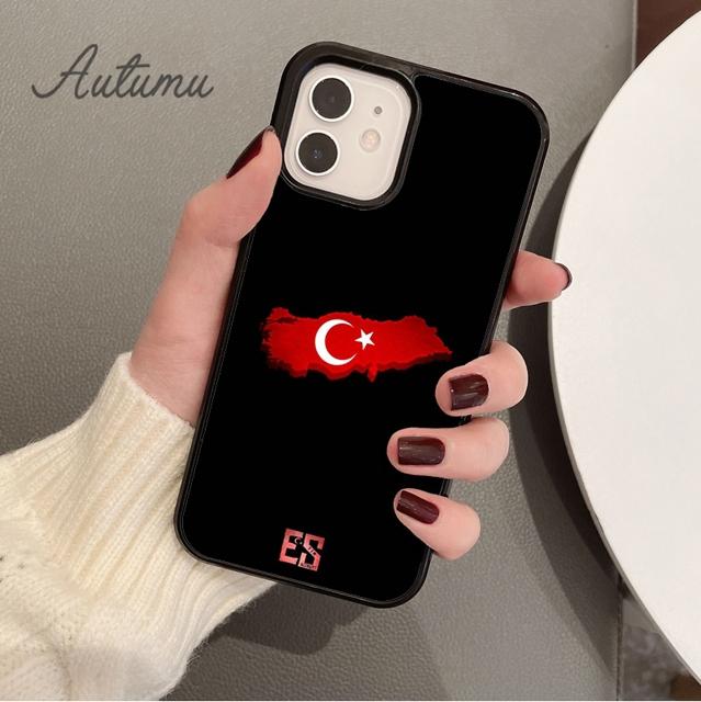 

Чехол для телефона с флагом Турции Ататюрка для iPhone 11 12 13 14 Pro Max mini XR XS SE 2020 6S 7 8 Plus Samsung Galaxy S21 S22 iPhone 12or12pro