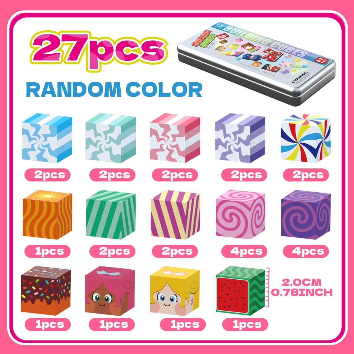27PCS Magnetic Building Blocks, Magnetic Tiles Building Blocks Boys & Girls Toys, Magnet Tiles, Magnet Toys