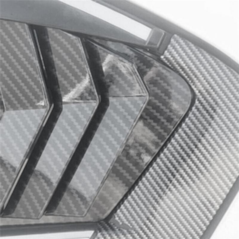 1Pair Parts Accessories For 2012-2015 Honda Civic Car Side Quarter Window Vent Louver Shutter Cover Trim