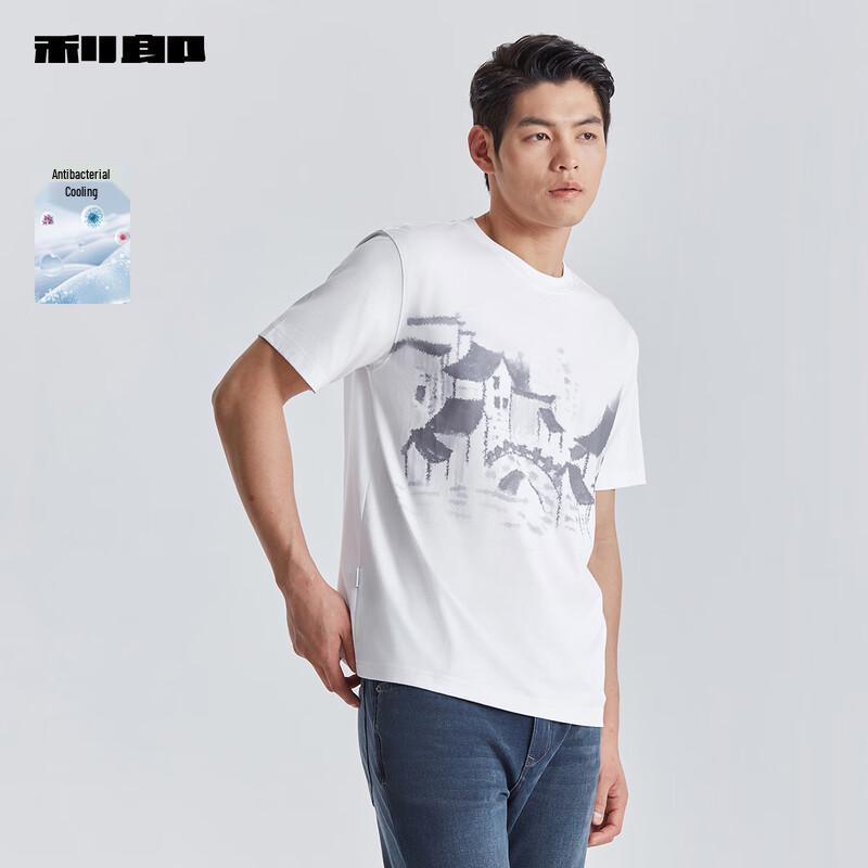 Lilang Men s Antibacterial Cooling Print T-shirt 185/100A